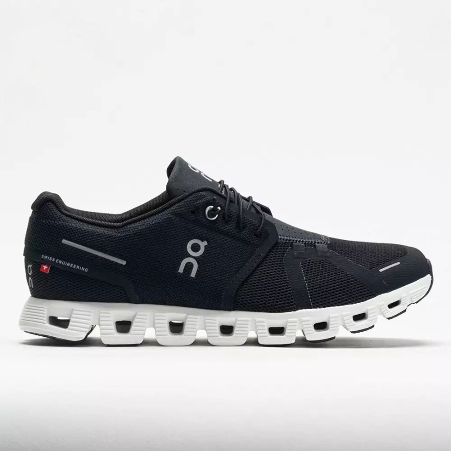 Running Shoes * | On Running On Cloud 5 Men'S Black/White