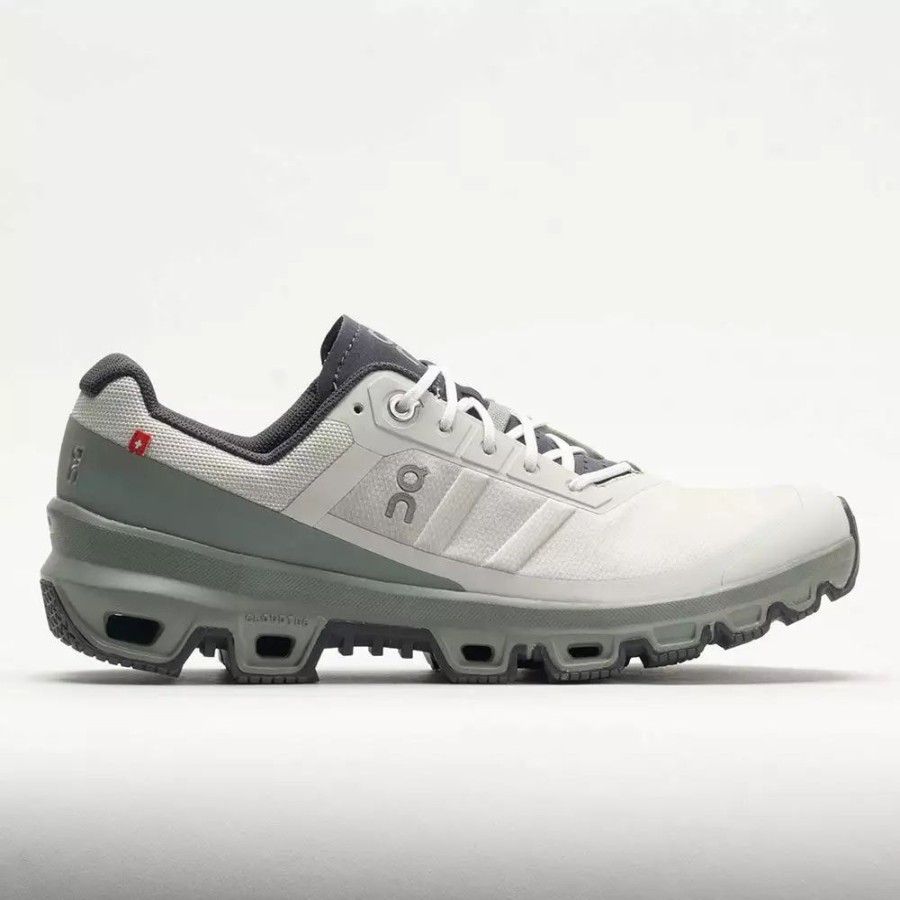 Trail Running Shoes * | On Running On Cloudventure Men'S Ice/Kelp