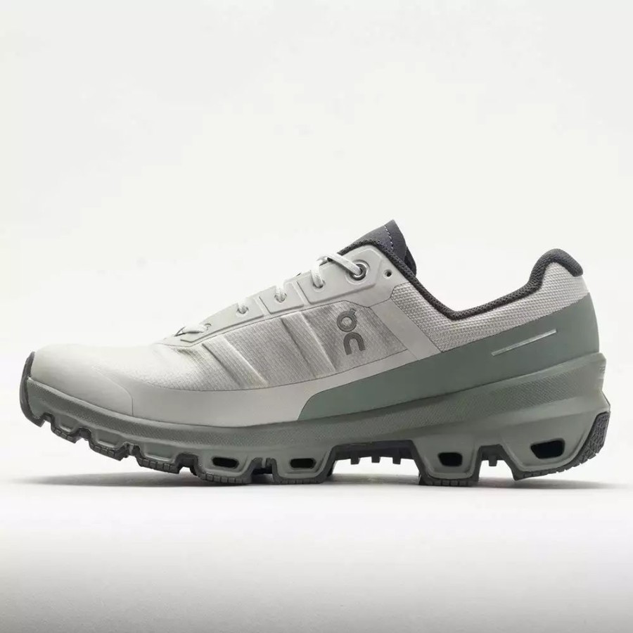 Trail Running Shoes * | On Running On Cloudventure Men'S Ice/Kelp