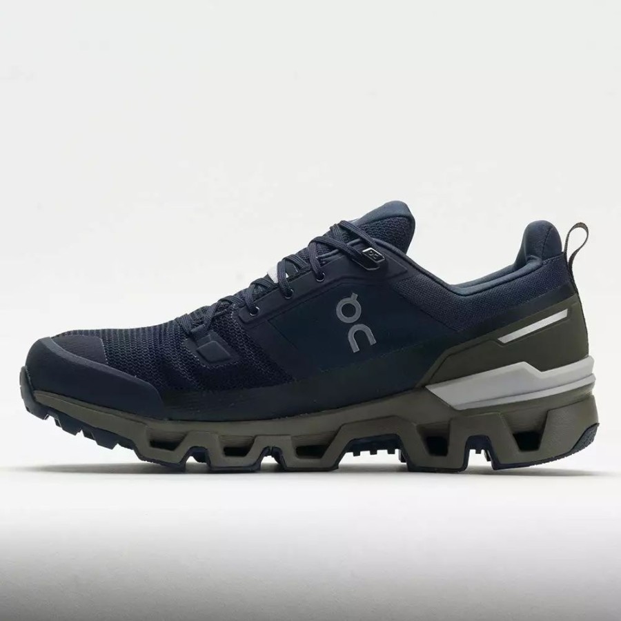 Hiking Shoes * | On Running On Cloudwander Waterproof Men'S Midnight/Olive