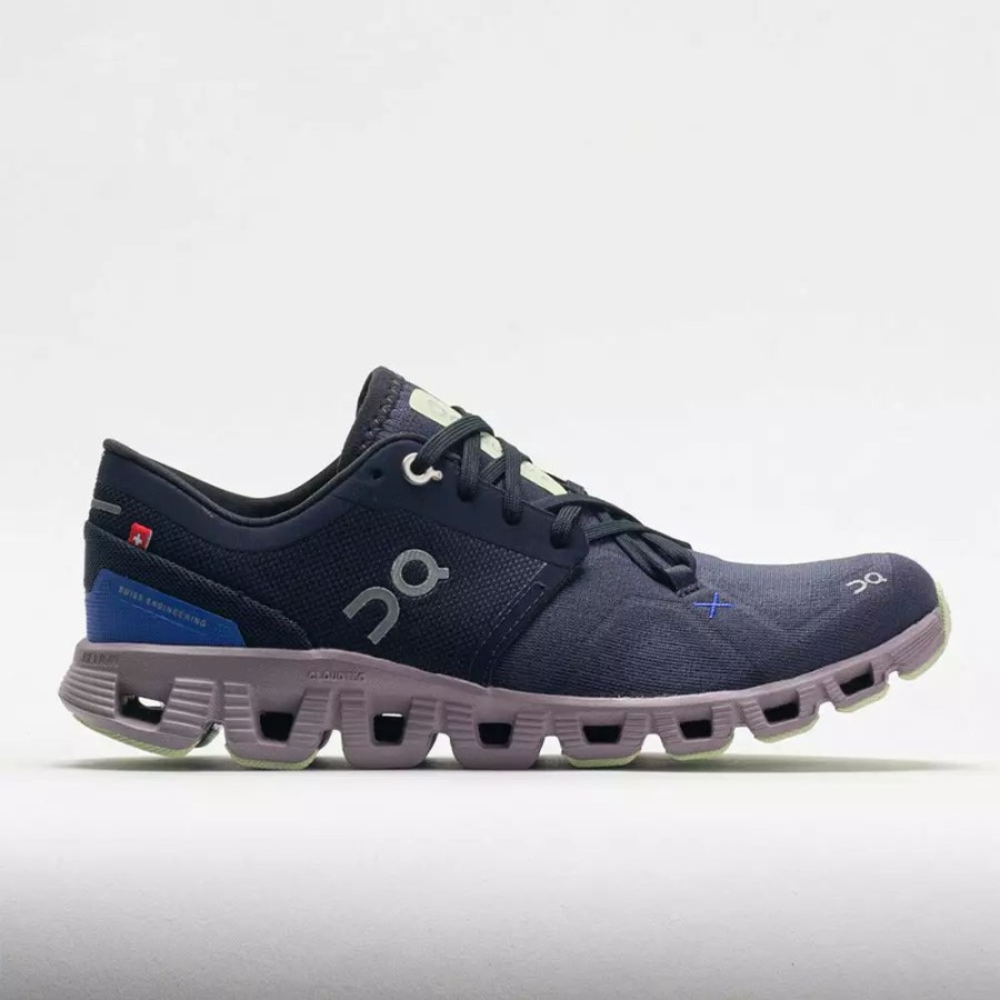 Running Shoes * | On Running On Cloud X 3 Women'S Midnight/Heron