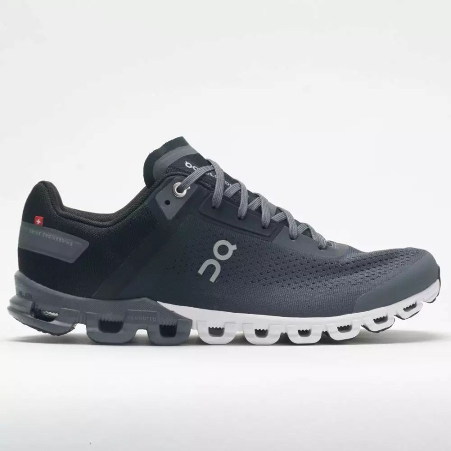 Running Shoes * | On Running On Cloudflow Men'S Black/Asphalt