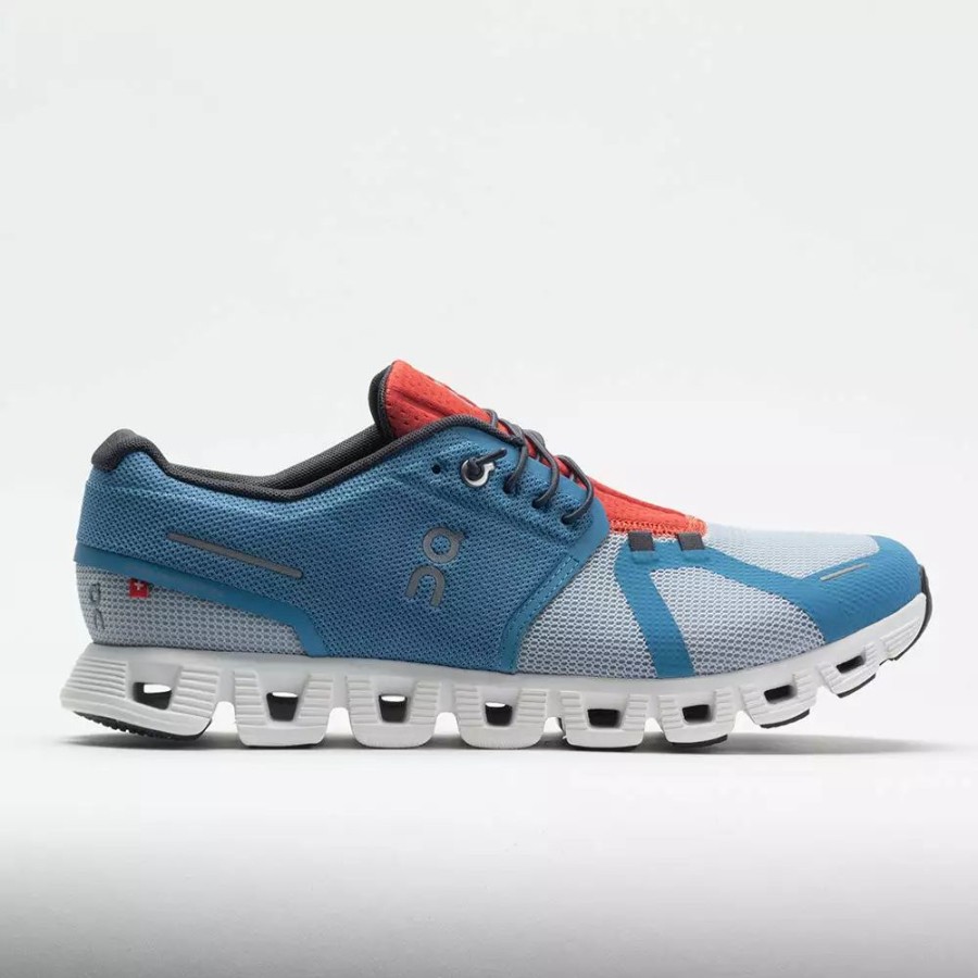 Running Shoes * | On Running On Cloud 5 Push Men'S Niagara/Chambray