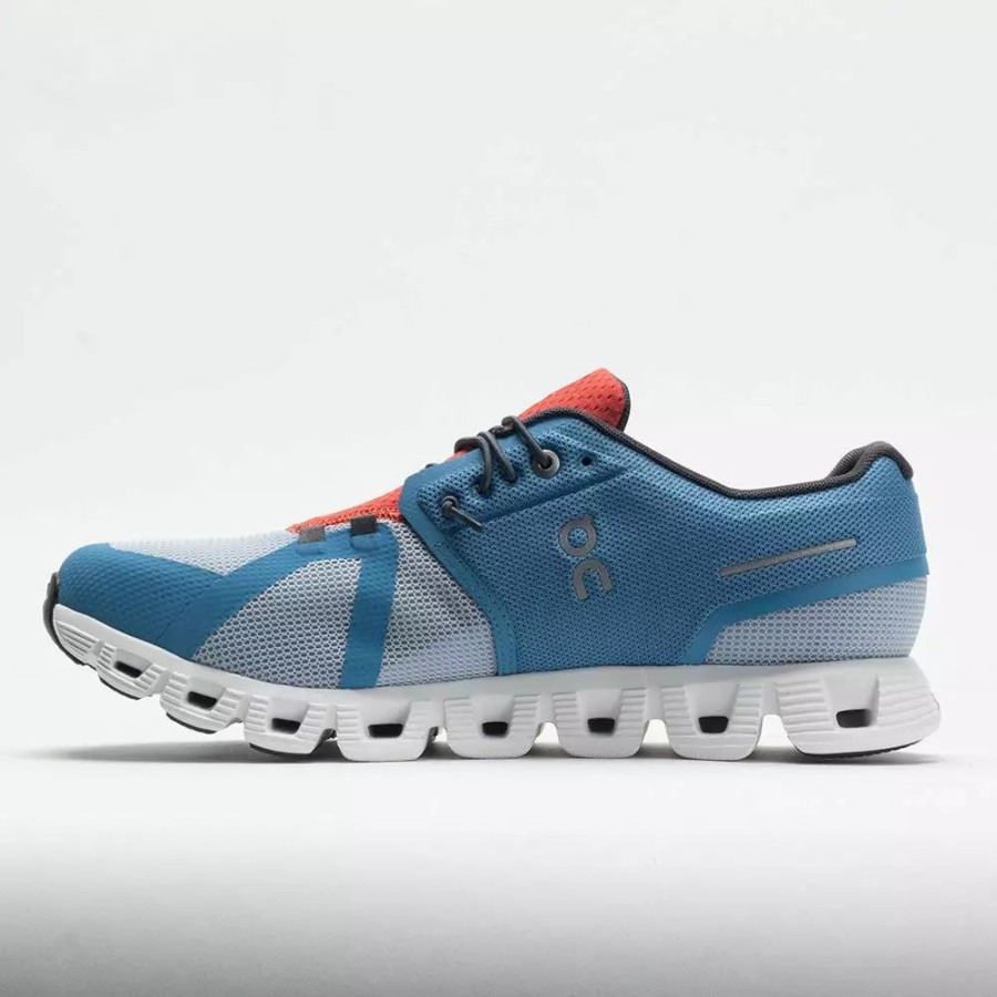 Running Shoes * | On Running On Cloud 5 Push Men'S Niagara/Chambray