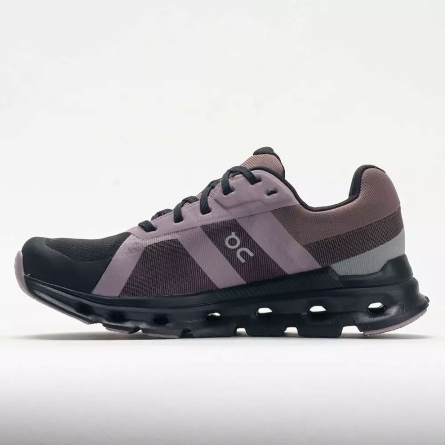 Running Shoes * | On Running On Cloudrunner Waterproof Women'S Black/Grape