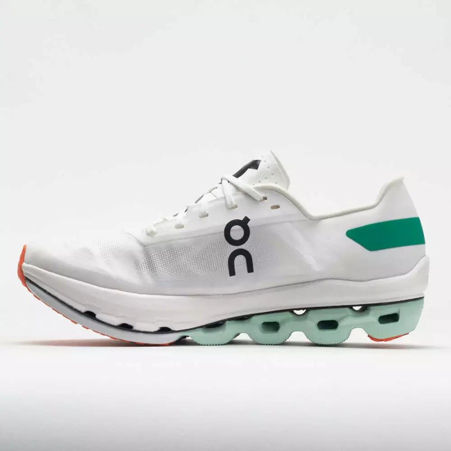 Running Shoes * | On Running On Cloudboom Echo Men'S White/Mint