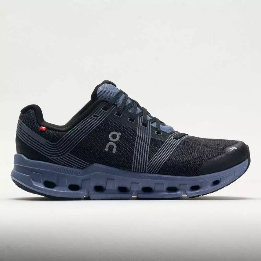 Running Shoes * | On Running On Cloudgo Men'S Black/Shale