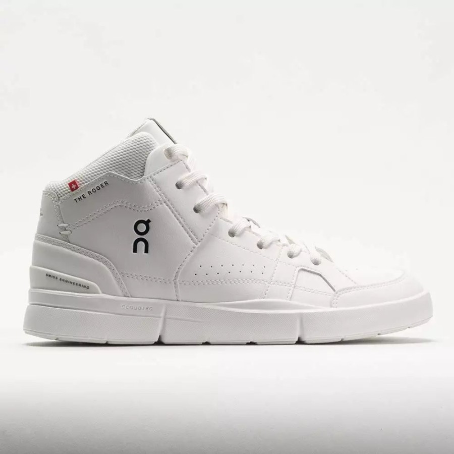 Lifestyle Sneakers * | On Running On The Roger Clubhouse Mid Women'S All White