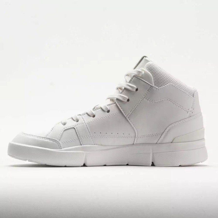 Lifestyle Sneakers * | On Running On The Roger Clubhouse Mid Women'S All White