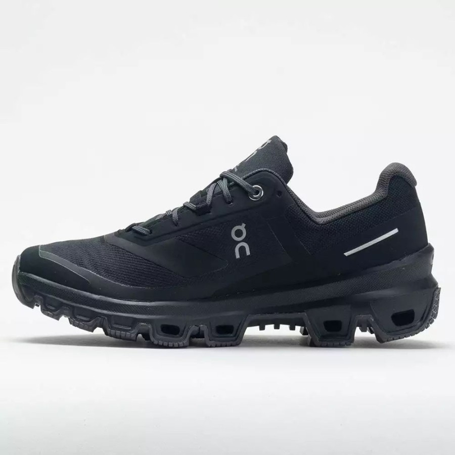 Trail Running Shoes * | On Running On Cloudventure Waterproof Men'S Black