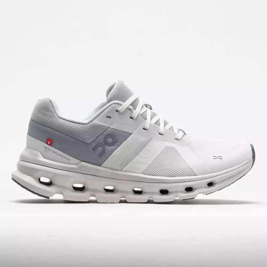 Running Shoes * | On Running On Cloudrunner Women'S White/Frost