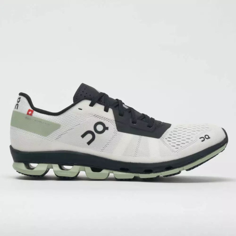 Running Shoes * | On Running On Cloudflash Men'S White/Black