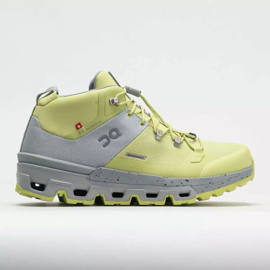 Hiking Shoes * | On Running On Cloudtrax Waterproof Women'S Glacier/Zest