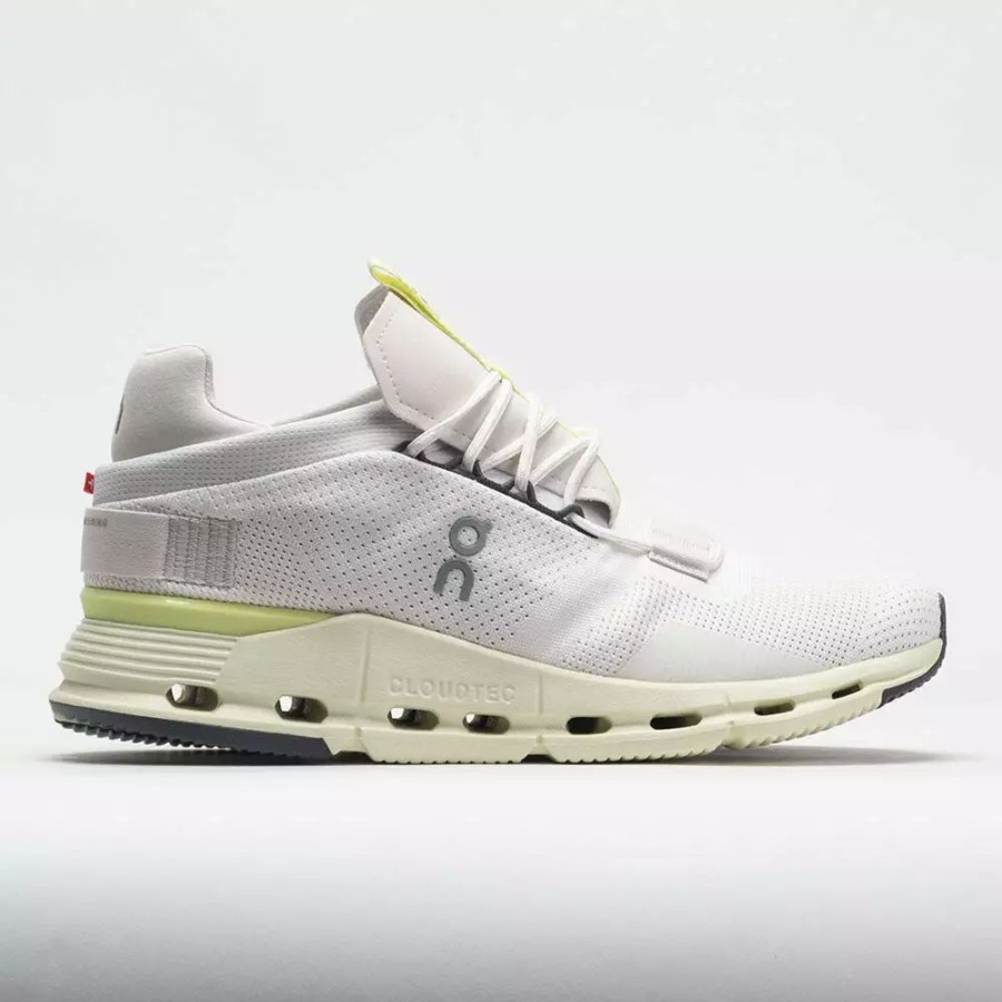 Lifestyle Sneakers * | On Running On Cloudnova Men'S Undyed White/Seedling