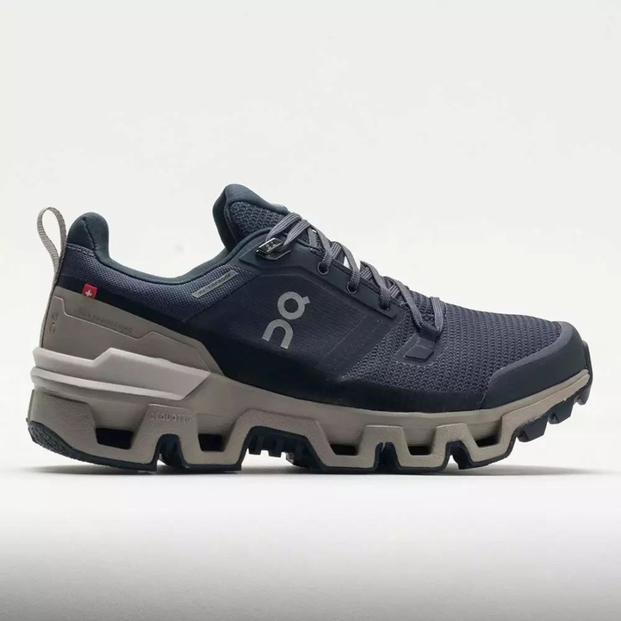 Hiking Shoes * | On Running On Cloudwander Waterproof Women'S Navy/Desert