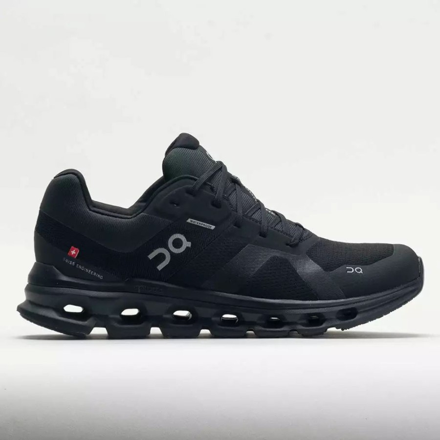 Running Shoes * | On Running On Cloudrunner Waterproof Men'S Black